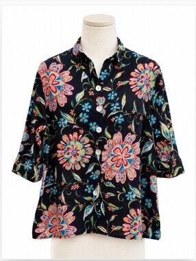 Scott Taylor Collections Summer Blouse 100% Cotton
